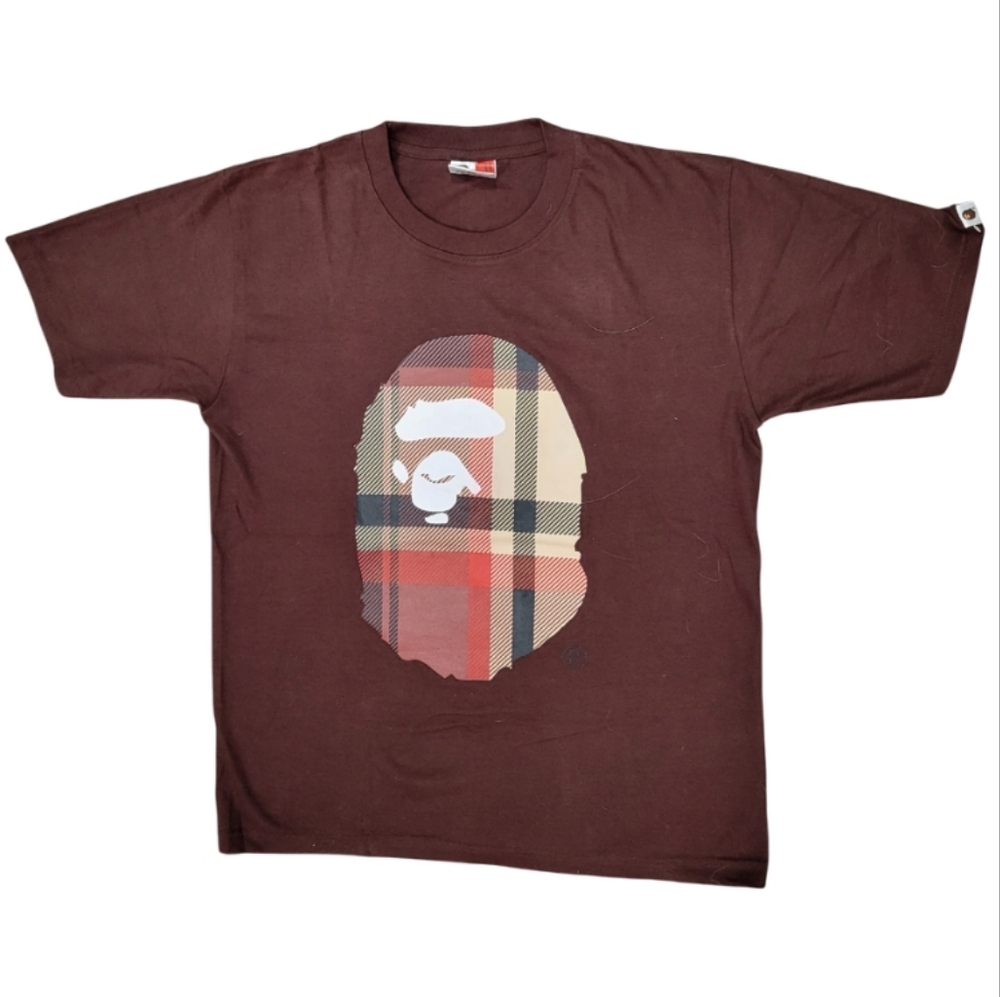 BAPE Men's Brown Shirt - Size Large